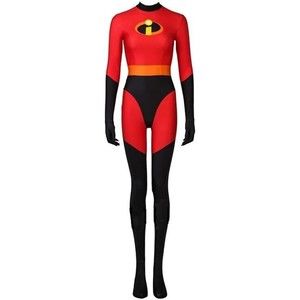 Incredibles Mrs. Incredible Violet Woman's Costume Bodysuit Adult S Small 0-2